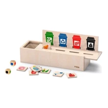 Дерев'яний сортер-гра Viga Toys Сортування сміття (44504): Тип сортер