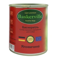 Влажный корм для собак Baskerville говядина 0.8 кг (21540): Тип Влажный корм