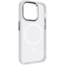 Чехол для iPhone ArmorStandart Unit MagSafe Case Matte Clear Silver for iPhone 12 Pro Max (ARM70443): Цвет серебристый