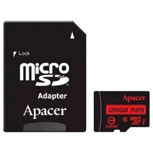 Карта памяти Apacer 128GB microSDXC Class 10 UHS-I U1 V30 A1 (AP128GMCSX10U5-RA): Тип карты MicroSDXC