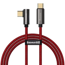 Кабель Baseus Cable USB-C to USB-C Legend Elbow 100W 2m Red (CACS000709): Тип USB-C - USB-C