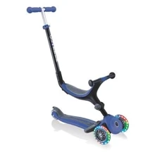 Самокат Globber серії Go up foldable plus синій, колеса з підсвічуванням, 20/50кг, 1+, 3 колеса: Кількість коліс 3