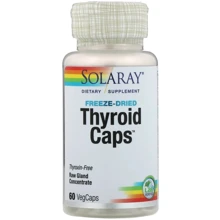 Solaray Thyroid Здоровье щитовидной железы 60 капсул: Форма выпуска Капсулы