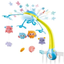 Мобиль Limo Toy HB 0006ABCD на кроватку, дистанционное ИК управление (0006C): Цвет желтый