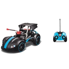 Радіокерована автомодель-трансформер Maisto Tech Street Troopers Project 66 Чорний з синім (81107 black / blue): Максимальна швидкість, км/год 5