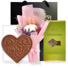 Подарочный набор Дубайский шоколад Laviva Chocolate Янтарь: Условия хранения Хранить при температуре (18±3) °С и относительной влажности воздуха не более 75%