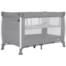 Манеж-кровать Carrello Polo+ CRL-11606 (silver grey): Тип кроватка-манеж