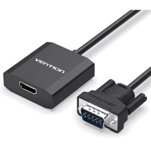Кабель и переходник Vention VGA - HDMI (M/F), 0.2 м (ACEB0): Тип переходник
