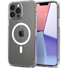 Чехол для iPhone Spigen Ultra Hybrid Mag Safe White (ACS03267) for iPhone 13 Pro: Цвет белый