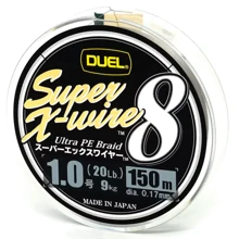 Duel Super X-Wire 8 150m 0.17mm 9kg Silver # 1: Тип Шнур