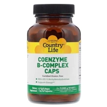 Country Life Coenzyme B-Complex 120 Vegan Caps Коэнзим B-комплекс: Тип Витамин B