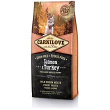 Сухой корм для щенков крупных пород Carnilove Salmon & Turkey Large Breed Puppy 12кг+1.5кг: Тип Сухой корм