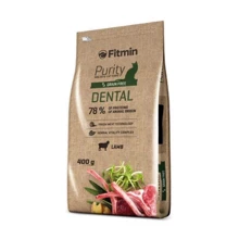 Корм для взрослых кошек Fitmin cat Purity Dental с положительным эффектом на ротовую полость (Баранина) 400 г (ф3685): Тип Сухой корм
