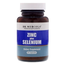 Dr. Mercola Zinc Plus Selenium Цинк и селен 30 капсул: Тип Цинк