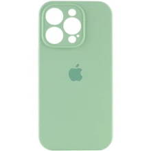 Чехол для iPhone Mobile Case Silicone Case Full Camera Protective Pistachio for iPhone 15 Pro Max: Цвет зеленый