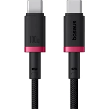 Кабель Baseus Cable USB-C to USB-C Dura Series 100W 1m Black/Red (P10377803U01-01): Тип USB-C - USB-C