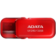 USB-флешка ADATA 32GB UV240 USB 2.0 Red (AUV240-32G-RRD): Стандарт USB USB 2.0