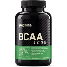 Аминокислота для спорта Optimum Nutrition EU BCAA 1000 60 capsules /30 servings/ Unflavored: Вкус Без вкуса
