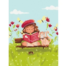Картина по номерам Brushme Фея на каникулах ©Yana Kozak 30х40 см (KBS0124): Производитель Brushme