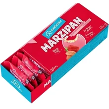 Цукерки Skriveru gotiņa With Love марципан у шоколаді з ароматом полуниці 120 г (4751010577827): Вага, г 120