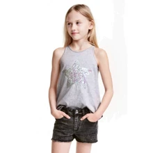 Майка H&M 3924494 146-152 см серая: Тип Майки