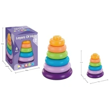 Іграшка розвиваюча A-Toys Пірамідка 6 деталей 1105: Тип пирамидка