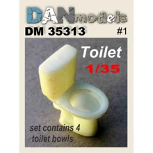 Аксессуары для диорамы DAN models Туалет (набор №1) 4 шт. DAN35313: Производитель DAN models