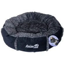 Лежак AnimAll Mary Velvet S BLACK для собак и кошек AT8717 56х56х15 см (175,397): Тип Лежак