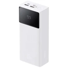 Внешний аккумулятор Baseus Power Bank 30000mAh Star-Lord Digital Display 65W White (P10022908213-00): Количество USB 3