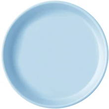 Тарелка MinikOiOi силиконовая BASICS Mineral Blue (101050103): Материал силикон