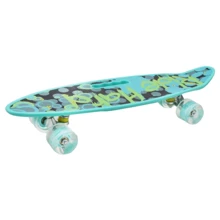 Пенни борд с ручкой Mic Best board бирюзовый C40310: Тип пенни борд