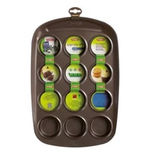 Pyrex Asimetria для мафінів на 12 шт. (AS12BU0): Кришка немає