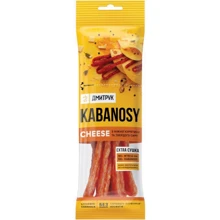 Мясные снеки Дмитрук Kabanosy CHEESE 80 г (4820247141900): Вес нетто 80 г