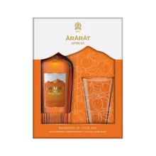 Бренди Ararat Apricot 0.7л, 35% + 1 стакан (WT4694): Объем, л 0.7
