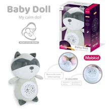 Детский ночник Baby Doll Енот (MBQ 662-9): Особенности с проекцией, звуковое сопровождение, Регулируемая громкость, Звуки природы