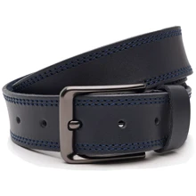 Мужской ремень Borsa Leather синий (V1125FX56-navy): Пол Мужской