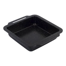 Форма Kamille 30х27х6 см черная (KM-6035A-BK): Крышка Нет