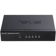 Мережевий комутатор ASUS GX-U1051: Порти только Gigabit Ethernet (10/100/1000)