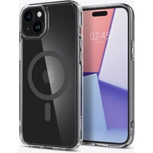 Чехол для iPhone Spigen Ultra Hybrid MagFit Graphite (ACS06662) for iPhone 15 Plus: Цвет прозрачный