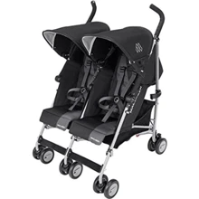 Прогулочная коляска для двойни Maclaren Twin Triumph, черный с серым (WM1Y120032): Тип коляски Коляска для двойни