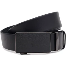 Чоловічий ремінь Borsa Leather чорний (115v1genav17-black): Стать Мужской