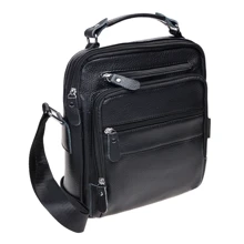 Чоловіча сумка планшет Borsa Leather чорна (K15112-black): Стать Чоловік