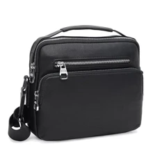 Мужская сумка через плечо Ricco Grande черная (K12001-2bl-black): Пол Мужской