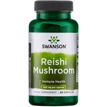 Swanson ReiShi mushrooms 600 mg Грибы Рейши 60 капсул: Форма выпуска Капсулы