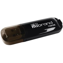 USB-флешка Mibrand 128GB Marten USB 3.2 Black (MI3.2/MA128P10B): Стандарт USB USB 3.2