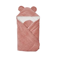 Конверт - плед Twins Ушки велюр 80х80 (слимтекс) 9014-TВ-24, powder pink: Производитель Twins