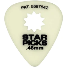 Медиатор Набор медиаторов EVERLY GLOW IN THE DARK STAR PICK MIX (12-PACK): Тип Медиатор