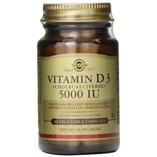 Solgar Vitamin D3 (Cholecalciferol), 5000 IU, 60 Vegetable Capsules (SOL-03312): Тип Витамин D