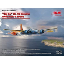 Морской вариант самолета ICM Invader JD-1D Jig Dog с беспилотником KDA-1: Производитель ICM
