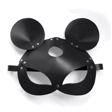 Шкіряна маска мишки Art of Sex - Mouse Mask, чорний: Виробник Art of Sex
